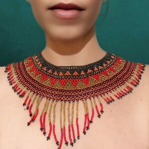 Beaded Choker Necklace
